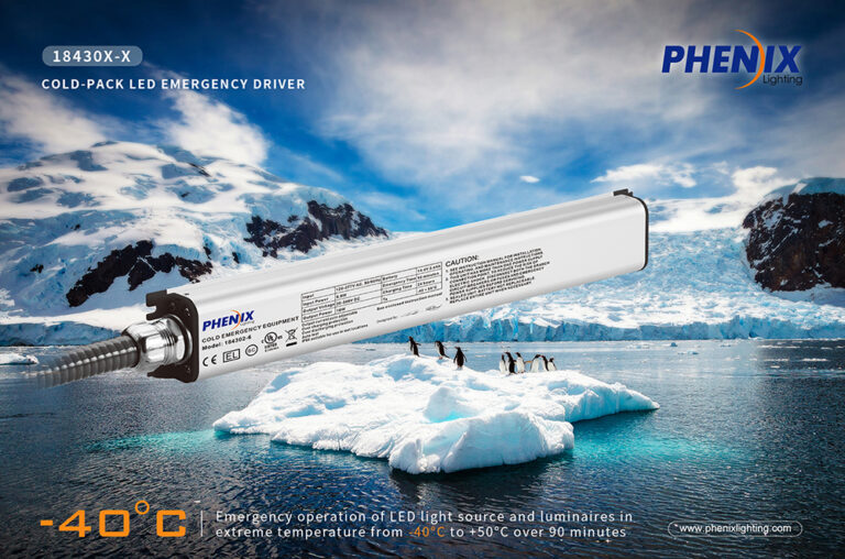 Why choose Phenix Low temperature LED emergency driver series 18430X-1